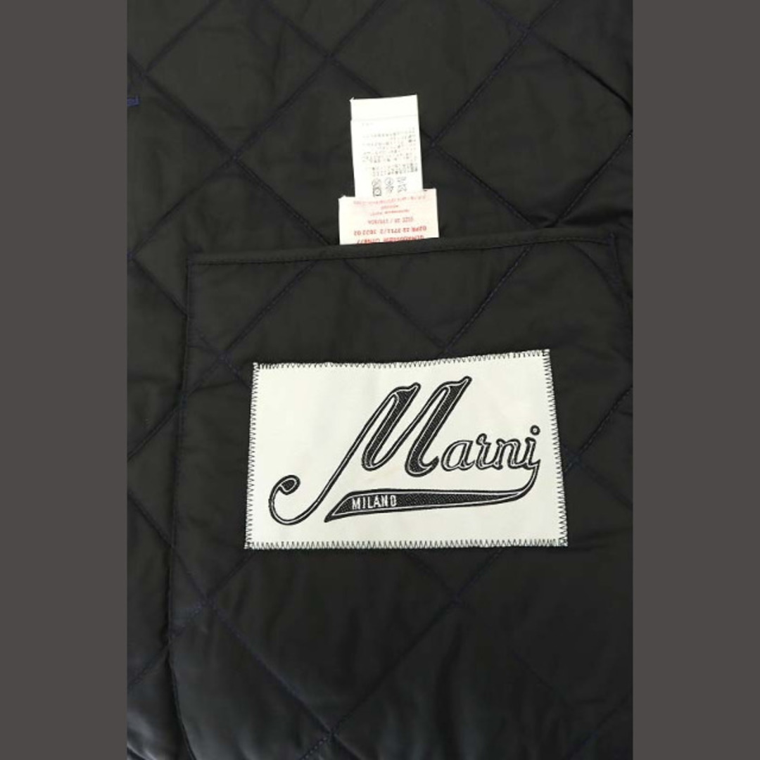 Marni(マルニ)のマルニ 22AW リバーシブル 中綿キルティングジレ ベスト ロング 38 黒 レディースのトップス(ベスト/ジレ)の商品写真