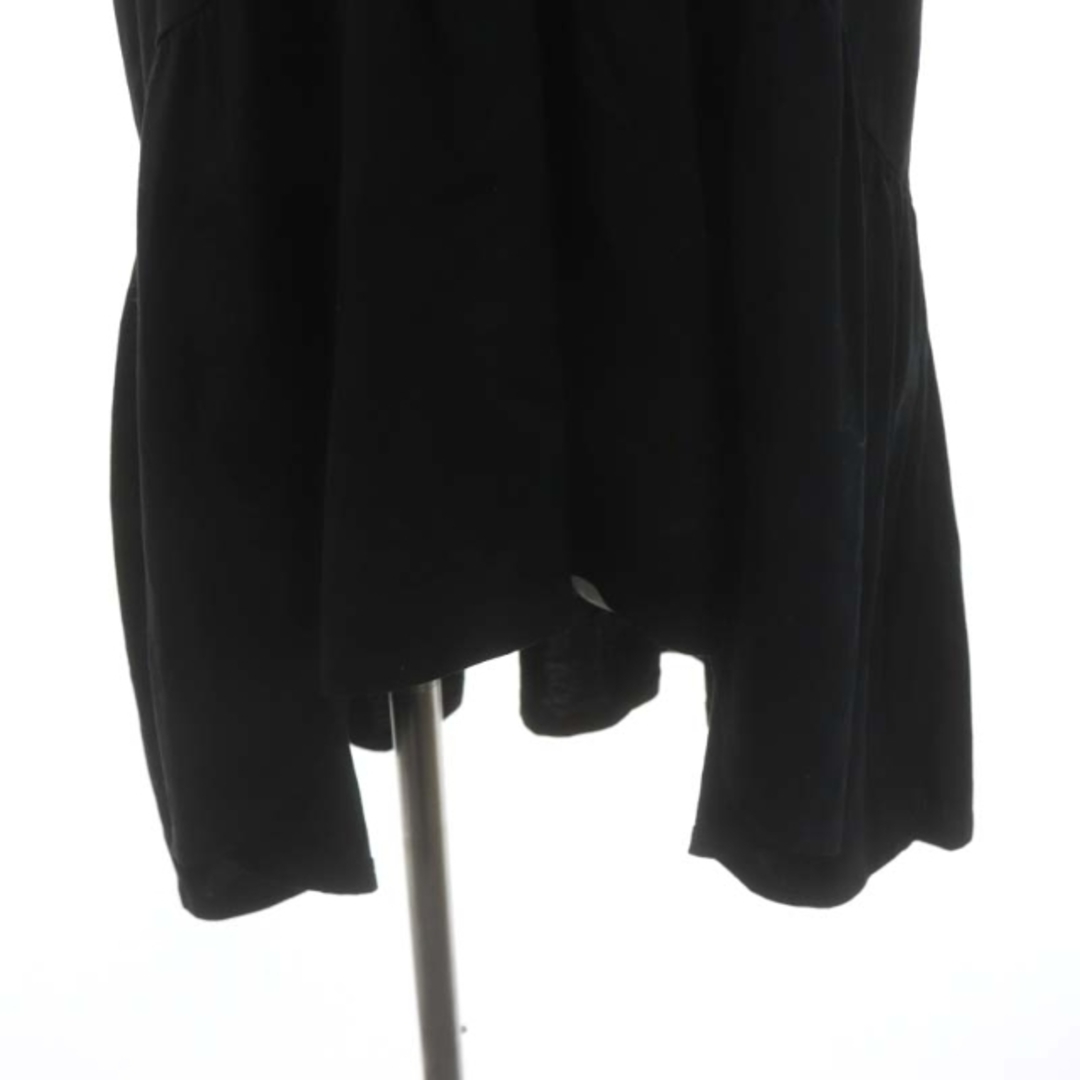 LE CIEL BLEU(ルシェルブルー)のルシェルブルー ヘムフレアチュニックカットソー 半袖 36 黒 ブラック レディースのトップス(カットソー(半袖/袖なし))の商品写真