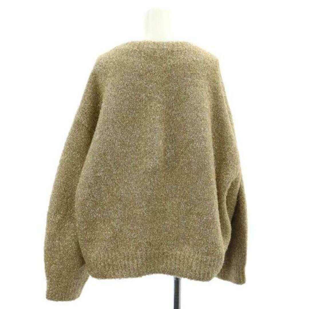 カレンテージ Lame Pullover Knit ニット F ゴールド レディースのトップス(ニット/セーター)の商品写真