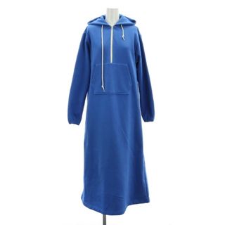 ロンハーマン(Ron Herman)のロンハーマンTEN Sweat Zip Hoodie Dress ワンピース 青(ロングワンピース/マキシワンピース)