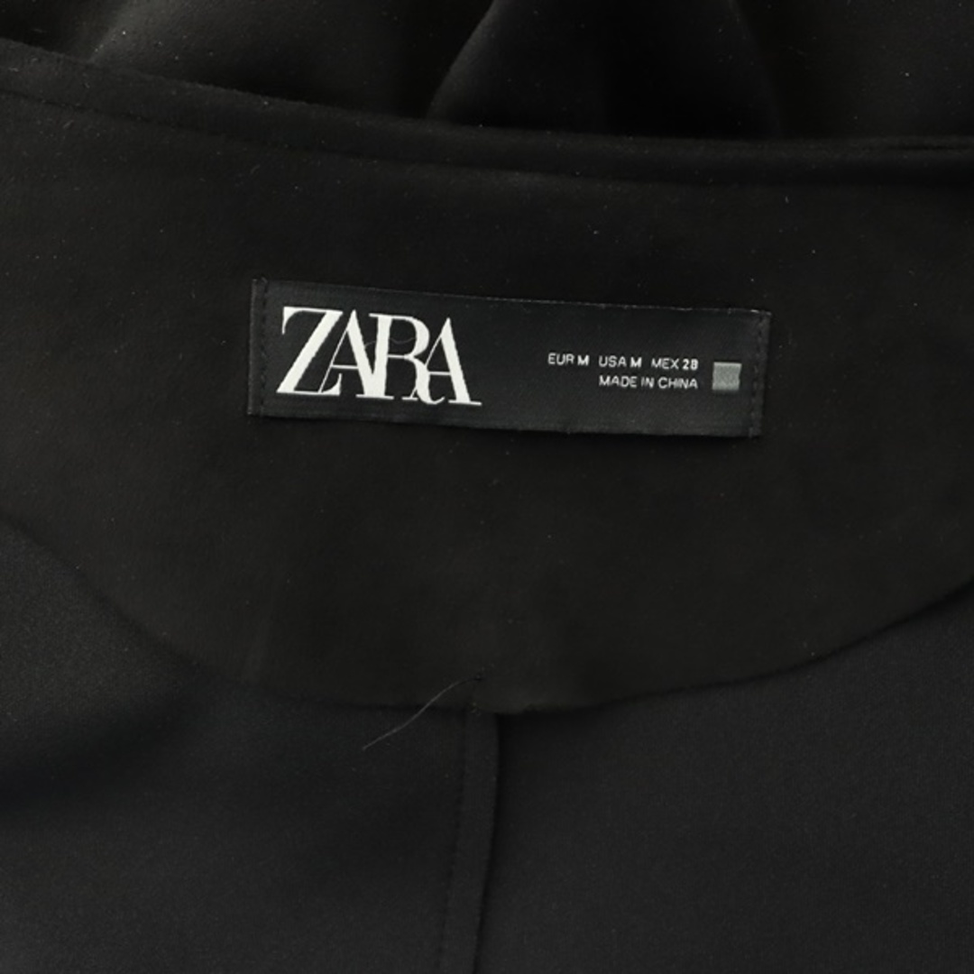 ZARA(ザラ)のザラ ZARA レース切替ノーカラーコート フェイクスエード ストレッチ レディースのジャケット/アウター(その他)の商品写真
