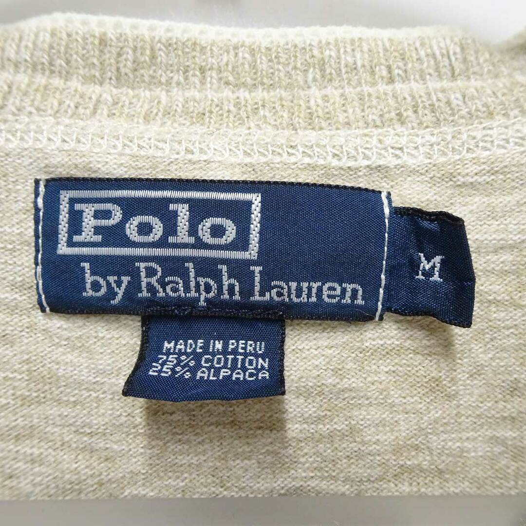 Ralph Lauren(ラルフローレン)のラルフローレン 長袖Tシャツ アルパカ混ヘンリーネック カットソー M ベージュ KK-RL-CA3916 メンズ RALPH LAUREN メンズのトップス(その他)の商品写真