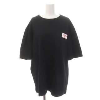 プランシー Biancaロゴパッチ ポケット Tシャツ カットソー 半袖 L 黒