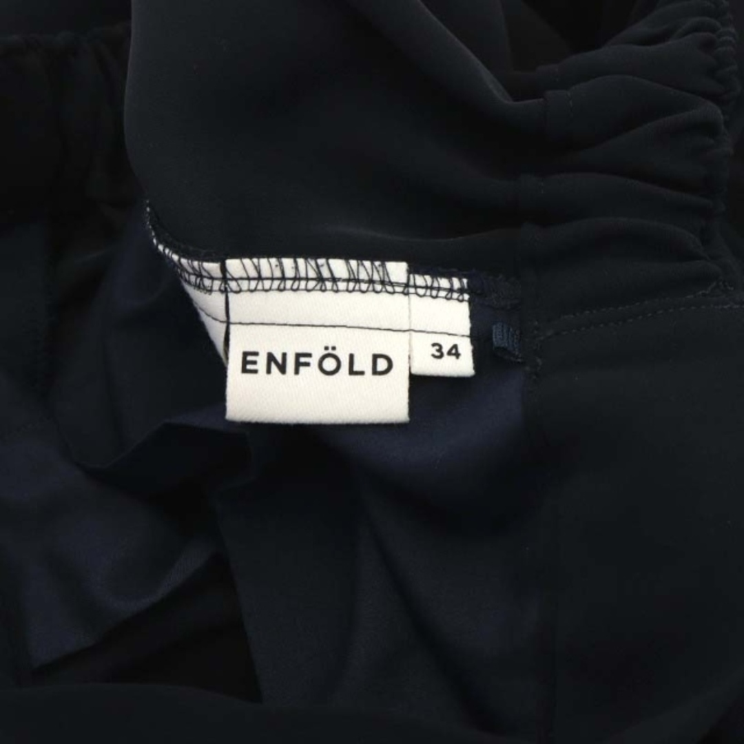 ENFOLD(エンフォルド)のエンフォルド ENFOLD パンツ テーパード 34 紺 ネイビー レディースのパンツ(その他)の商品写真