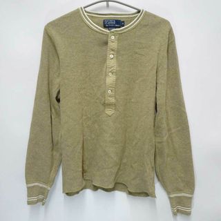 ラルフローレン(Ralph Lauren)のラルフローレン 長袖 ハーフボタン ニット ストレッチ セーター M カーキ KK-RL-CA3923 メンズ RALPH LAUREN(その他)