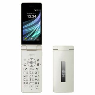 シャープ(SHARP)の【中古】 806SH AQUOS ケータイ3 ホワイト SIMフリー 本体 ワイモバイル ガラケー シャープ  【送料無料】 806shyw7mtm(携帯電話本体)