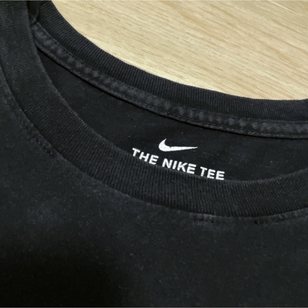 NIKE(ナイキ)のNIKE AIR　Tシャツ　L　ブラック　黒　プリント　ロゴ　半袖　USA古着 メンズのトップス(Tシャツ/カットソー(半袖/袖なし))の商品写真