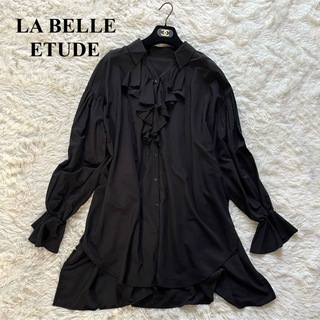 la belle Etude - 【極美品】la belle Etude ラベルエチュード フリル ワンピース 黒
