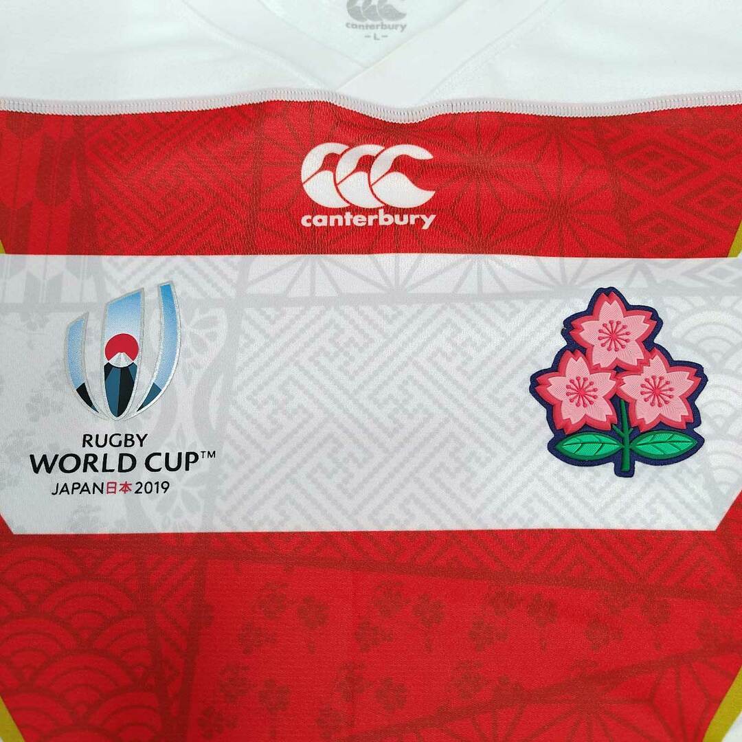 CANTERBURY(カンタベリー)のカンタベリー RWC2019 ラグビー 日本代表 ホーム ジャージ ユニフォーム L VWR39000 メンズ CANTERBURY ワールドカップ スポーツ/アウトドアのスポーツ/アウトドア その他(ラグビー)の商品写真