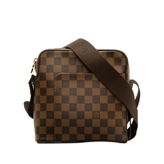 ルイヴィトン(LOUIS VUITTON)のルイ ヴィトン ダミエ オラフPM 斜め掛け ショルダーバッグ N41442 PVC レディース LOUIS VUITTON 【228-48156】(ショルダーバッグ)