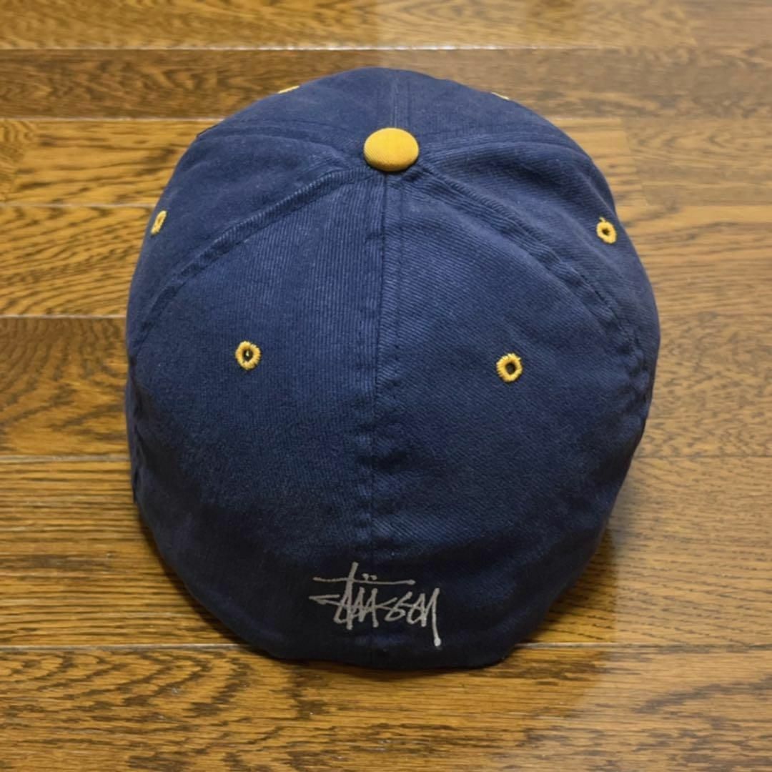 STUSSY(ステューシー)の90s OLD STUSSY オールドステューシー キャップ ネイビー 紺タグ メンズの帽子(キャップ)の商品写真