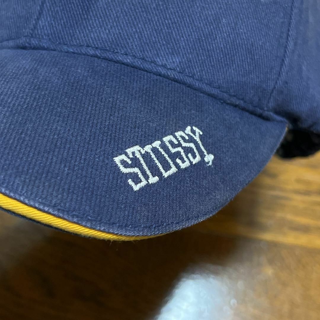 STUSSY(ステューシー)の90s OLD STUSSY オールドステューシー キャップ ネイビー 紺タグ メンズの帽子(キャップ)の商品写真