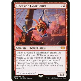 マジックザギャザリング 2X2 Dockside Extortionist (日本語版 神話レア) The List ザ・リスト (MTG)(その他)