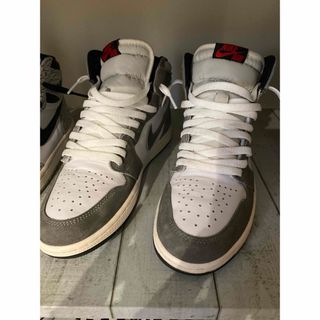 Jordan Brand（NIKE） - エアジョーダン1 レトロ　AJ1 Black and Smoke Grey 