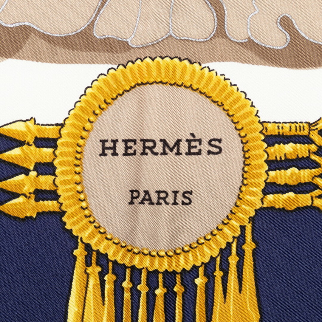 Hermes(エルメス)の美品 エルメス カレ90 カーニバル 大仏 仏像 スカーフ シルク レディース HERMES 【228-48757】 レディースのファッション小物(バンダナ/スカーフ)の商品写真