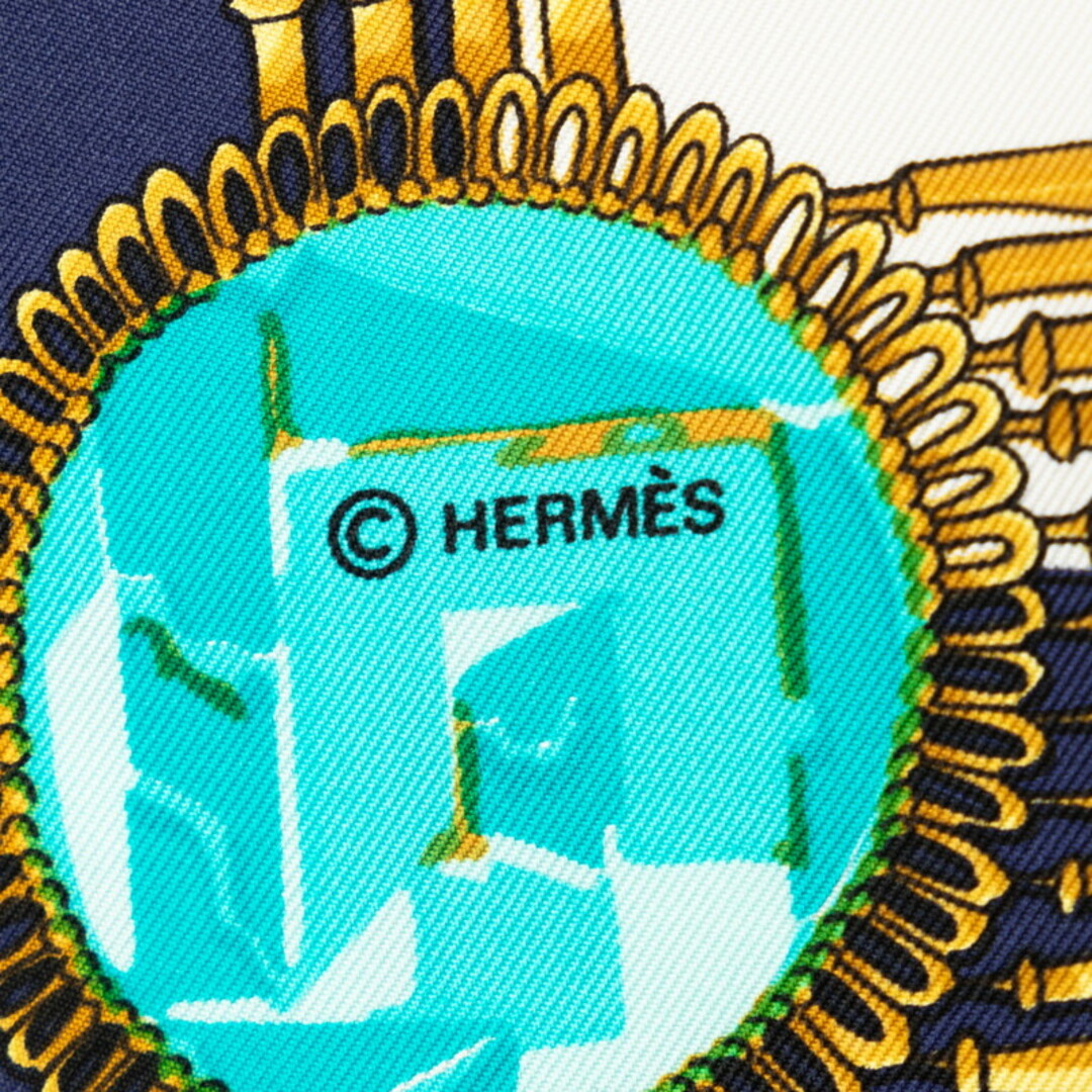 Hermes(エルメス)の美品 エルメス カレ90 カーニバル 大仏 仏像 スカーフ シルク レディース HERMES 【228-48757】 レディースのファッション小物(バンダナ/スカーフ)の商品写真