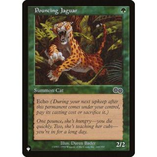 マジックザギャザリング USG Pouncing Jaguar (日本語版 コモン) The List ザ・リスト (MTG)(その他)