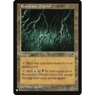 マジックザギャザリング TMP Rootwater Depths (日本語版 コモン) The List ザ・リスト (MTG)(その他)