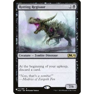 マジックザギャザリング M20 Rotting Regisaur (日本語版 レア) The List ザ・リスト (MTG)(その他)