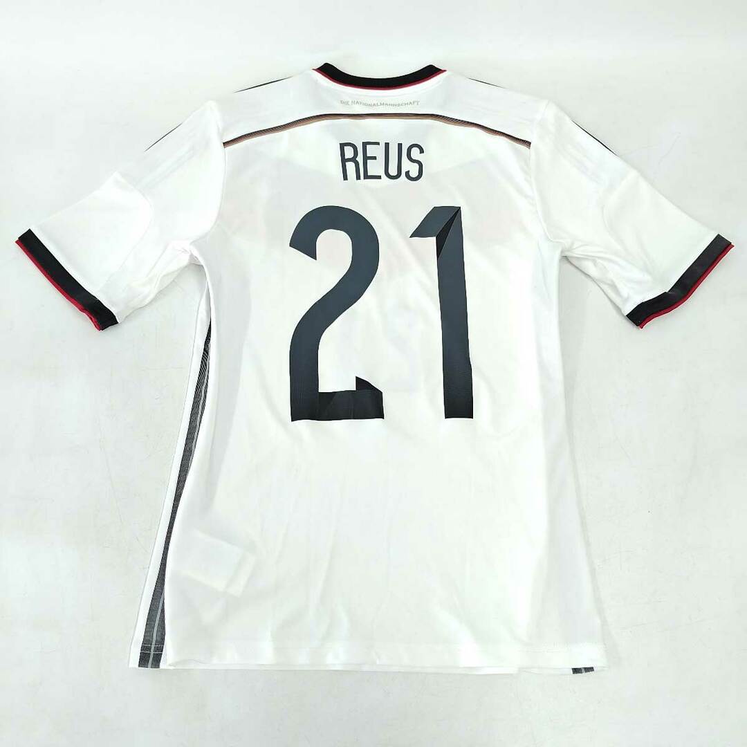 adidas(アディダス)のアディダス サッカー 2014 ブラジル大会 ドイツ代表 ホーム ユニフォーム #21 ロイス REUS S メンズ ADIDAS スポーツ/アウトドアのサッカー/フットサル(ウェア)の商品写真