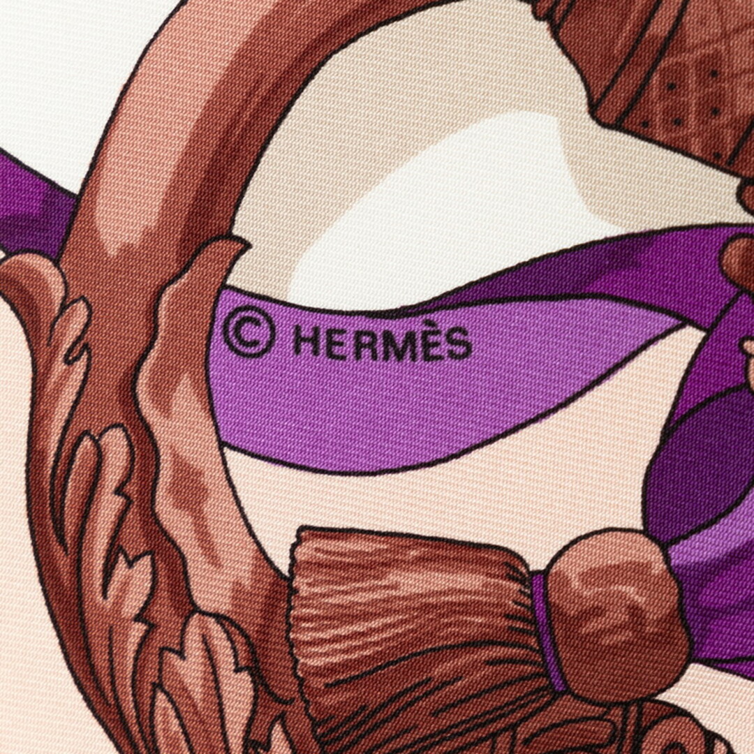 Hermes(エルメス)の美品 エルメス カレ90 FERRONNERIE 鉄細工 スカーフ シルク レディース HERMES 【228-48762】 レディースのファッション小物(バンダナ/スカーフ)の商品写真