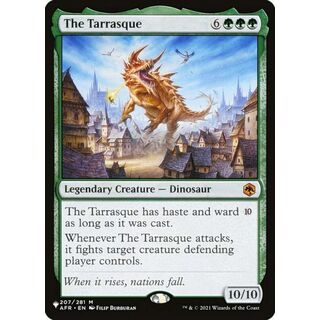 マジックザギャザリング AFR The Tarrasque (日本語版 神話レア) The List ザ・リスト (MTG)(その他)