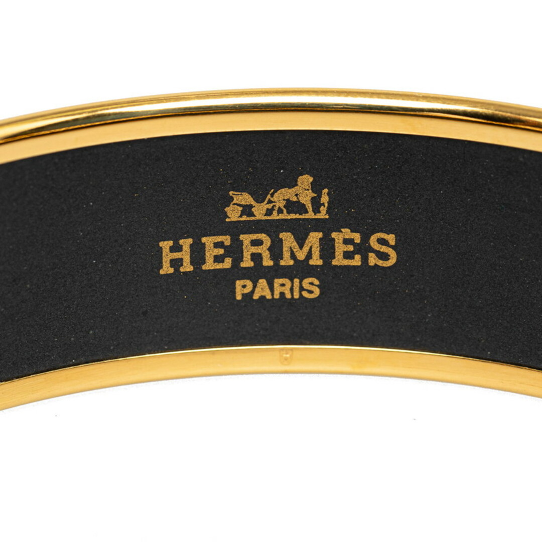 Hermes(エルメス)のエルメス エマイユ GM フェザー 羽 七宝焼き バングル メッキ レディース HERMES 【228-48767】 レディースのアクセサリー(ブレスレット/バングル)の商品写真