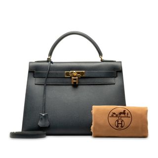 エルメス(Hermes)の美品 エルメス ケリー32 ハンドバッグ ショルダーバッグ 2WAY クシュベル レディース HERMES 【228-48773】(ハンドバッグ)