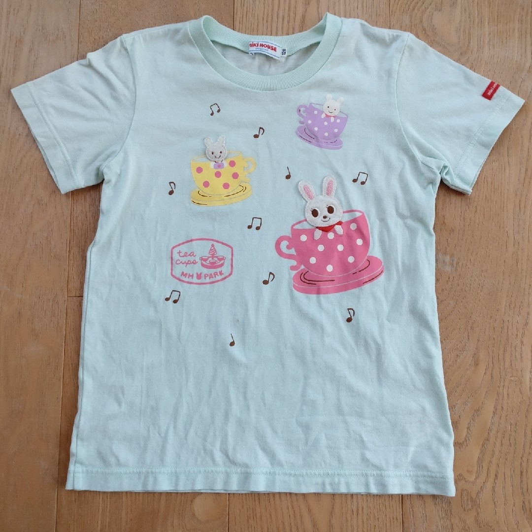 mikihouse(ミキハウス)のMIKIHOUSE(ミキハウス)　ティーカップうさこちゃん　Ｔシャツ　120㎝ キッズ/ベビー/マタニティのキッズ服女の子用(90cm~)(Tシャツ/カットソー)の商品写真