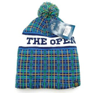 【未使用】OFFICAL MERCHANDISE THE OPEN ザ・オープン ニットキャップ ニット帽 ビーニー ゴルフ レディース(その他)