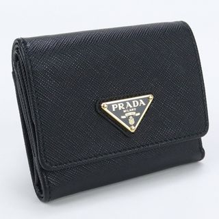 プラダ(PRADA)のプラダ サフィアーノ トライアングル財布 1MH043 QHH F0002 三折財布小銭入付き(財布)