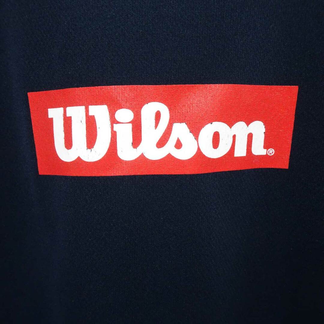 wilson(ウィルソン)のウイルソン 70th 全日本 チャンピオンシップ バドミントン プラシャツ ドライシャツ 吸収速乾 XL ネイビー メンズ Wilson スポーツ/アウトドアのスポーツ/アウトドア その他(バドミントン)の商品写真