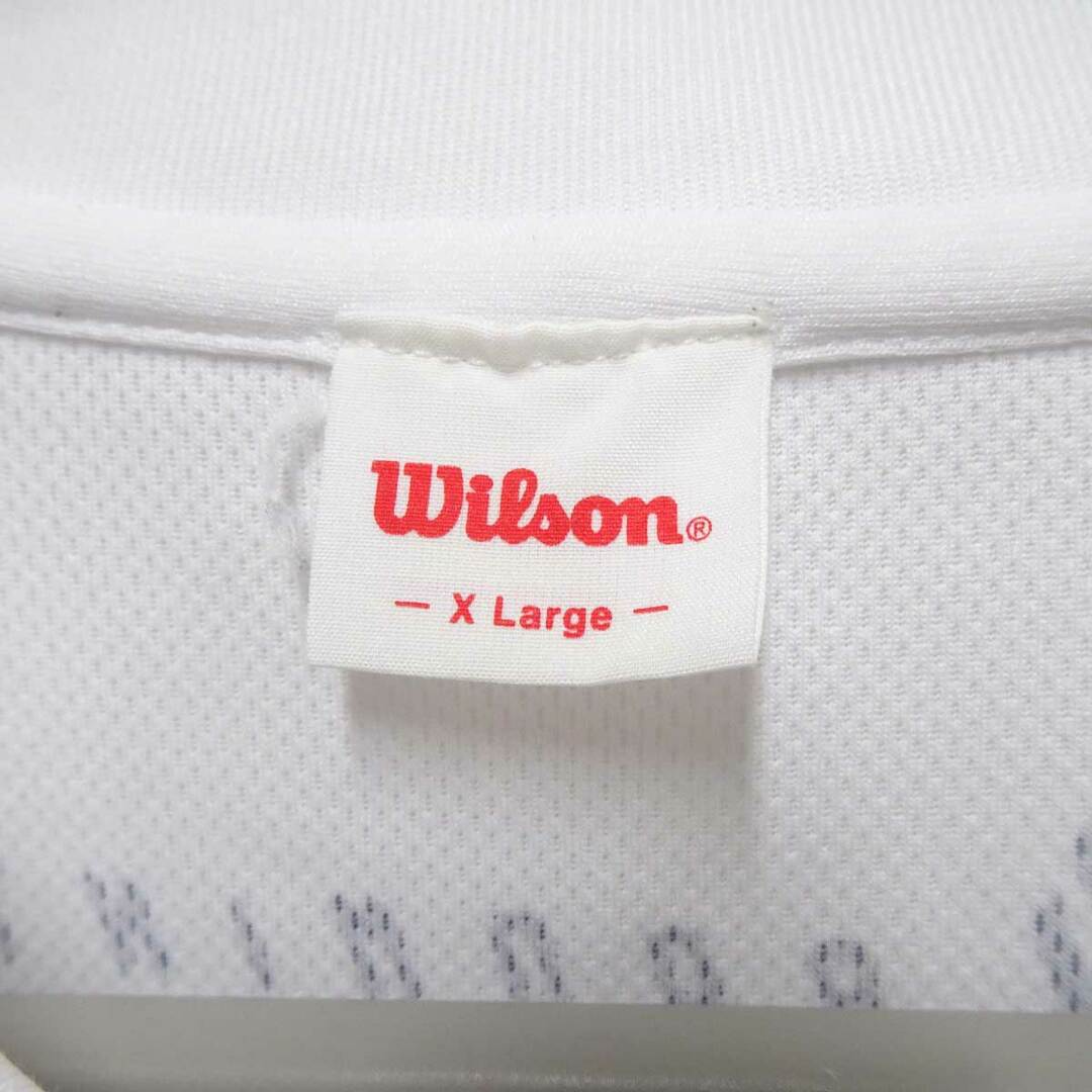 wilson(ウィルソン)のウイルソン S/Jリーグ チャンピオンシップ バドミントン ロングスリーブ プラシャツ ドライシャツ XL ホワイト メンズ Wilson スポーツ/アウトドアのスポーツ/アウトドア その他(バドミントン)の商品写真