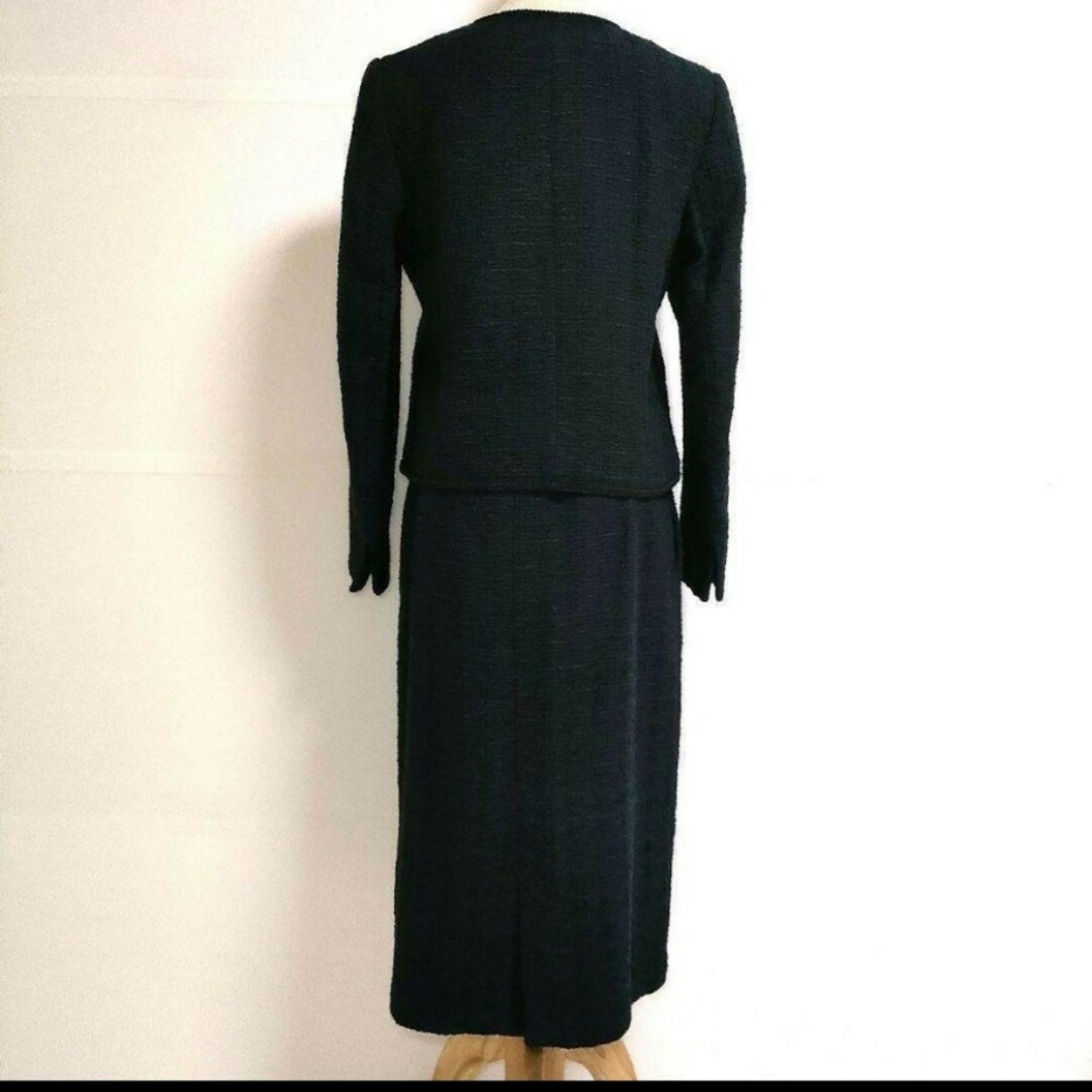 【お値下げ歓迎】ドレスラボ　ブレードレースツイードジャケット＆スカート レディースのフォーマル/ドレス(スーツ)の商品写真