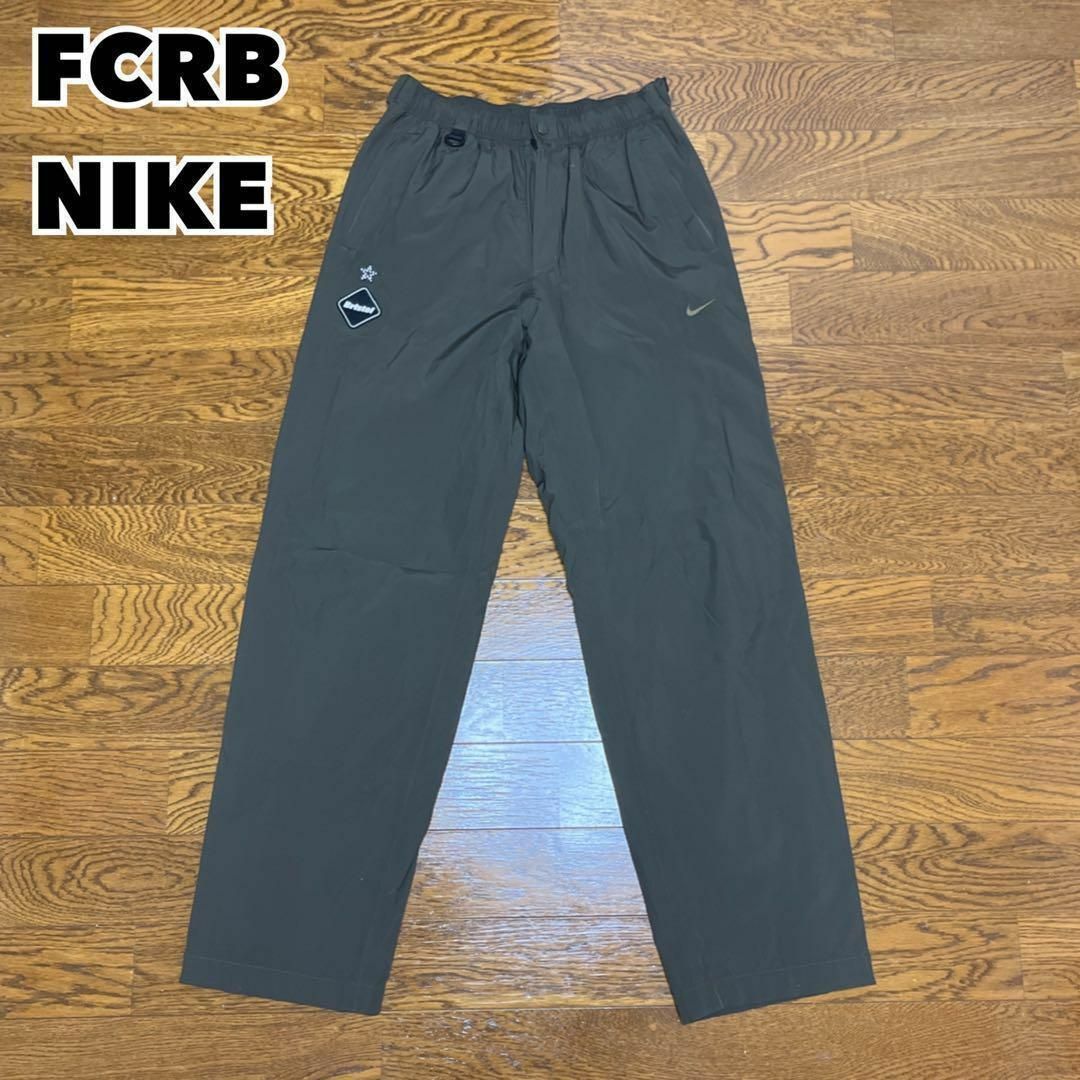 FCRB NIKE エフシーアールビー ナイキ ナイロンパンツ オリーブ M メンズのパンツ(その他)の商品写真