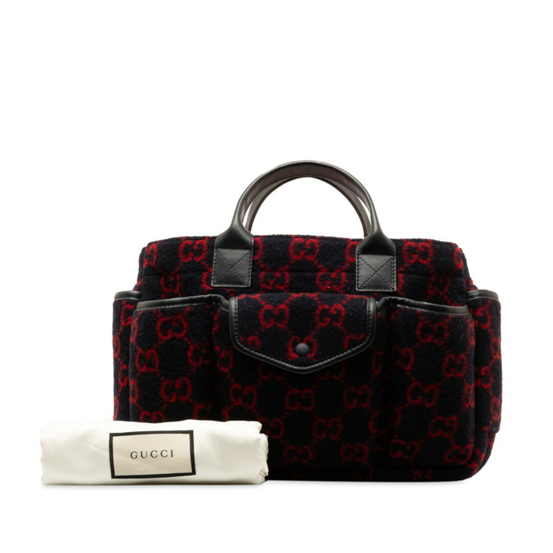 Gucci(グッチ)の美品 グッチ GGウール チルドレンズ ハンドバッグ 628159 ウール レディース GUCCI 【228-48808】 レディースのバッグ(ハンドバッグ)の商品写真