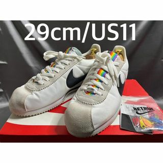 ナイキ(NIKE)の29cm NIKE CLASSIC CORTEZ BT QS ホワイトレインボー(スニーカー)