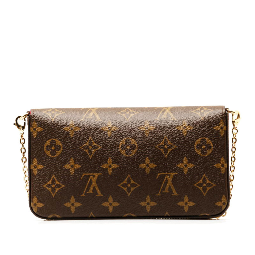 LOUIS VUITTON(ルイヴィトン)の美品 ルイ ヴィトン モノグラム ポシェットフェリシー チェーン ショルダーバッグ M81896 PVC レディース LOUIS VUITTON 【228-48820】 レディースのバッグ(ショルダーバッグ)の商品写真