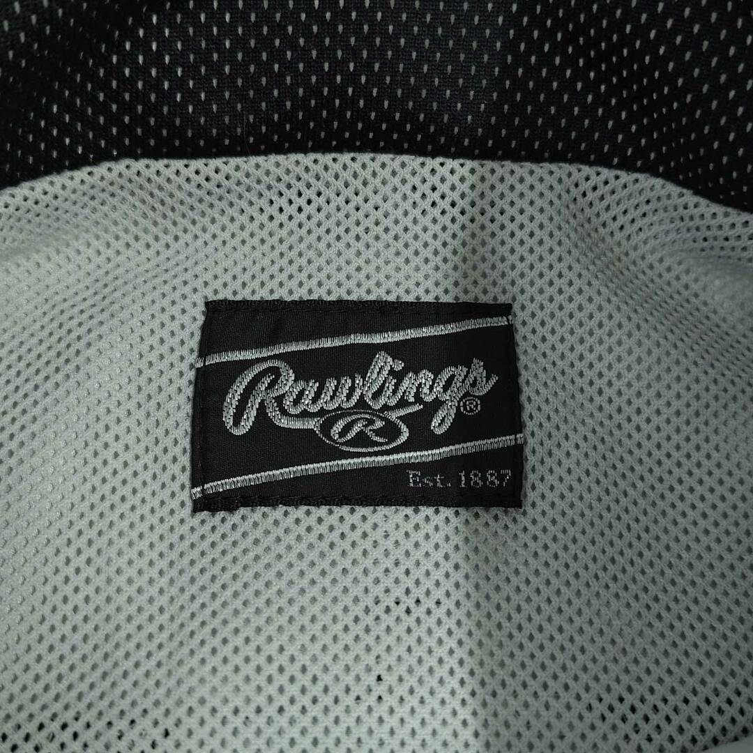 Rawlings(ローリングス)のローリングス 裏メッシュ ピステ ウインドジャケット ナイロン プルオーバー ハーフジップ XO グレー RK2001 メンズ Rawlings 野球 スポーツウェア スポーツ/アウトドアの野球(ウェア)の商品写真
