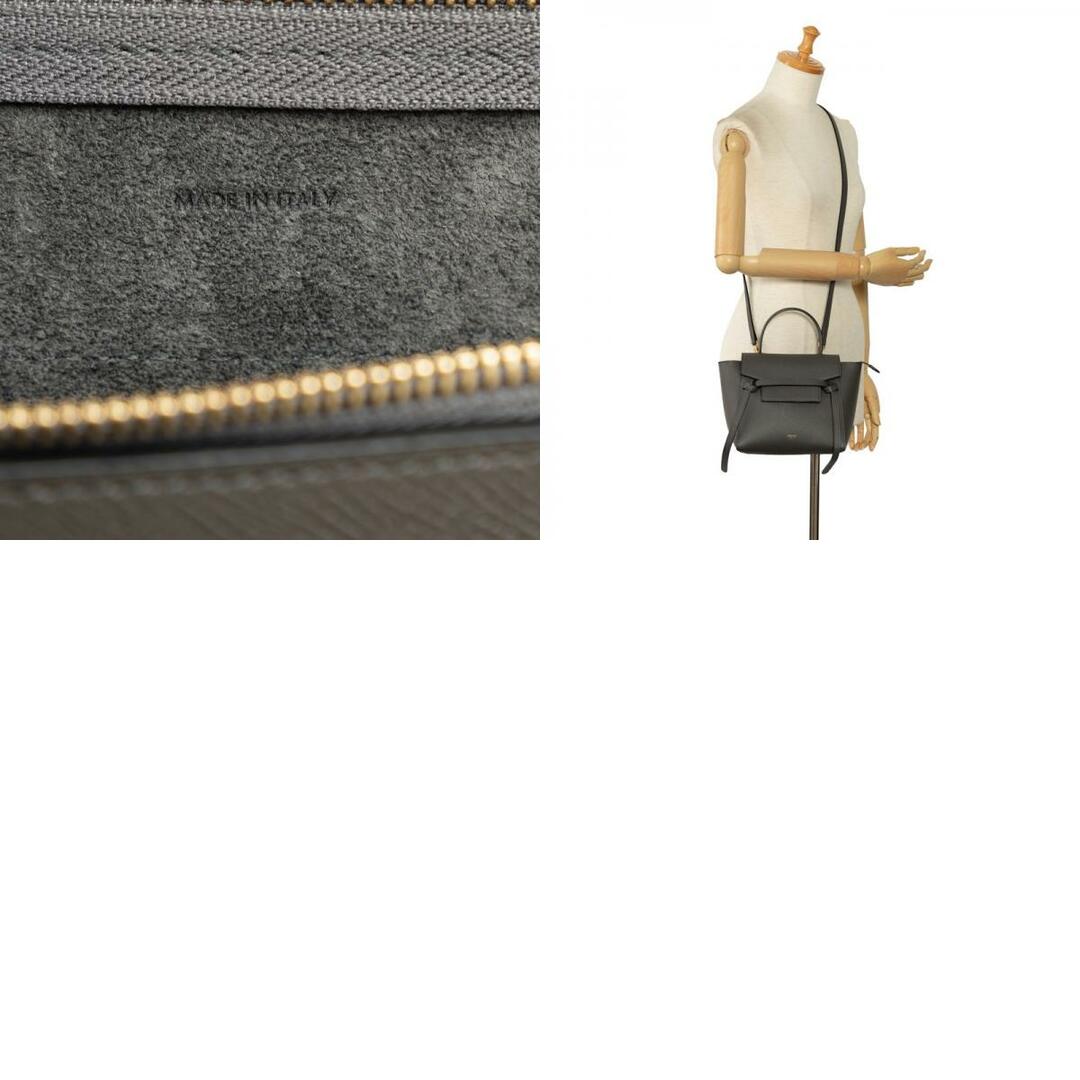 celine(セリーヌ)の美品 セリーヌ ナノ ベルトバッグ ハンドバッグ ショルダーバッグ 2WAY S-AI-1282 レザー レディース CELINE 【228-48827】 レディースのバッグ(ハンドバッグ)の商品写真