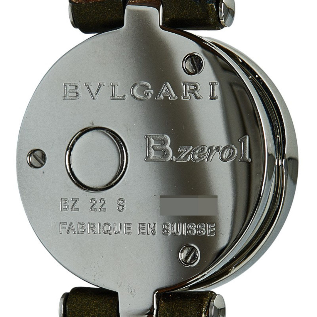 BVLGARI(ブルガリ)のブルガリ ビーゼロワン 腕時計 BZ22S クオーツ ブラック文字盤 ステンレススチール レディース BVLGARI 【1-0149059】 レディースのファッション小物(腕時計)の商品写真