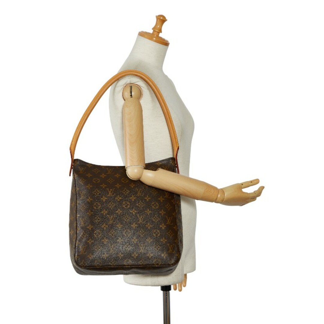 LOUIS VUITTON(ルイヴィトン)のルイ ヴィトン モノグラム ルーピングGM ショルダーバッグ M51145 PVC レディース LOUIS VUITTON 【1-0149324】 レディースのバッグ(ショルダーバッグ)の商品写真