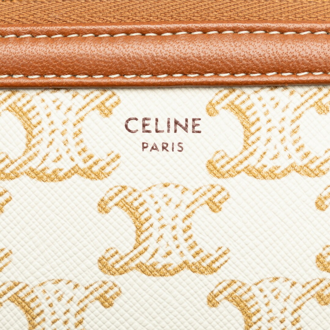 celine(セリーヌ)の美品 セリーヌ トリオンフ 斜め掛け チェーン ショルダーバッグ PVC レディース CELINE 【222-49938】 レディースのバッグ(ショルダーバッグ)の商品写真