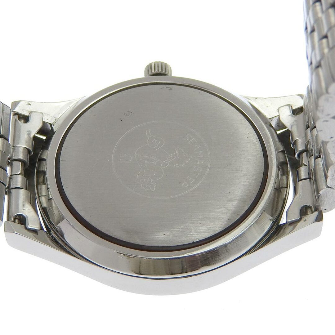 OMEGA(オメガ)の【OMEGA】オメガ シーマスター コスミック2000 ステンレススチール シルバー 自動巻き メンズ 黒文字盤 腕時計 メンズの時計(腕時計(アナログ))の商品写真