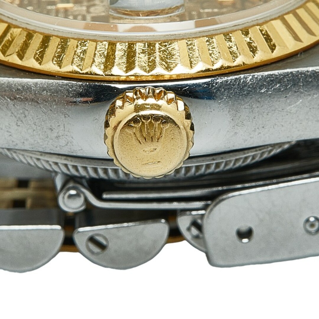 ROLEX(ロレックス)のロレックス デイトジャスト 10Pダイヤ ホリコン 腕時計 79173G 自動巻き ゴールド文字盤 ステンレススチール レディース ROLEX 【222-49949】 レディースのファッション小物(腕時計)の商品写真