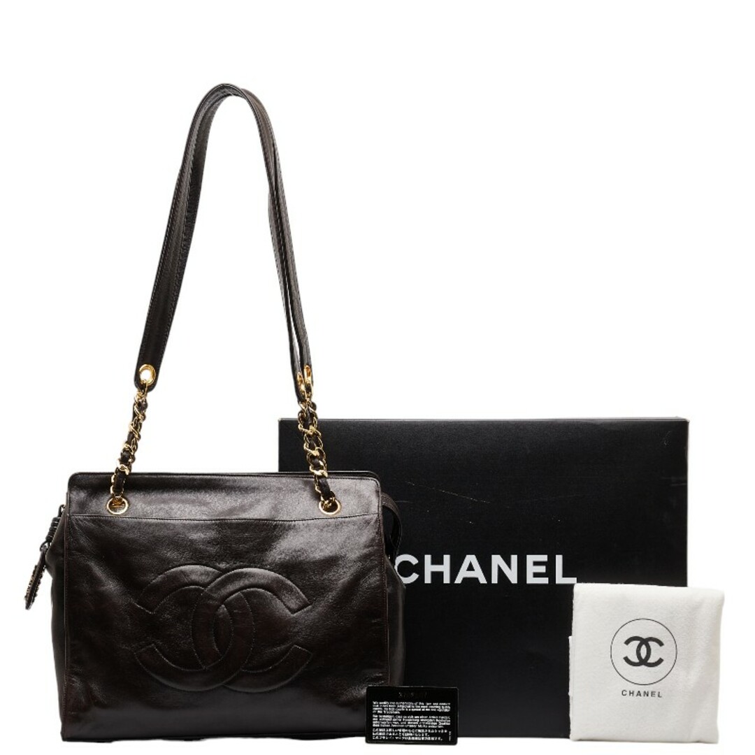 CHANEL(シャネル)のシャネル デカココマーク チェーン トート ハンドバッグ ラムスキン レディース CHANEL 【222-49953】 レディースのバッグ(トートバッグ)の商品写真