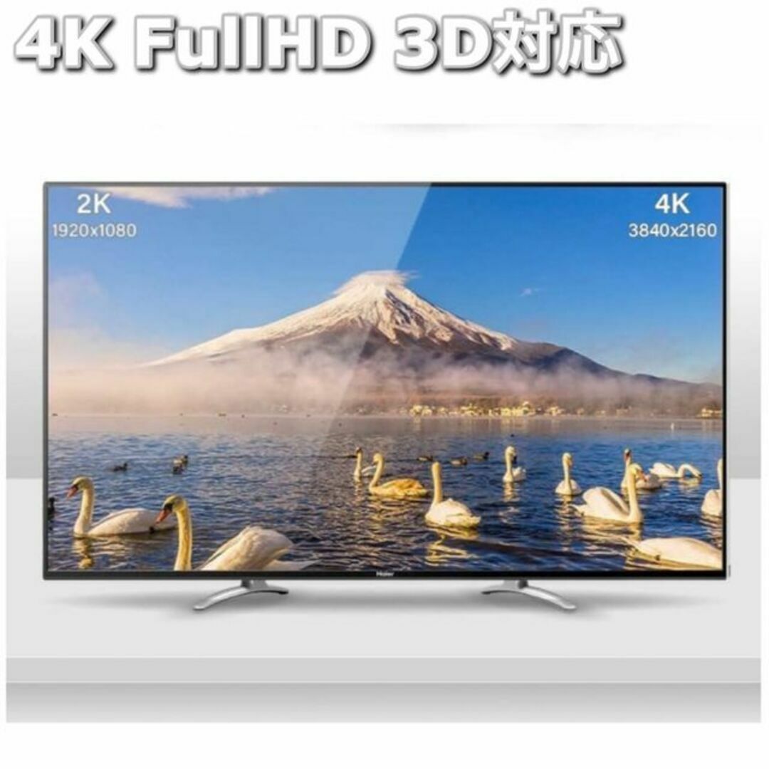 3.0m 着脱式 HDMIセレクター 切替器 分配器 ケーブル スイッチ対応 スマホ/家電/カメラのテレビ/映像機器(映像用ケーブル)の商品写真