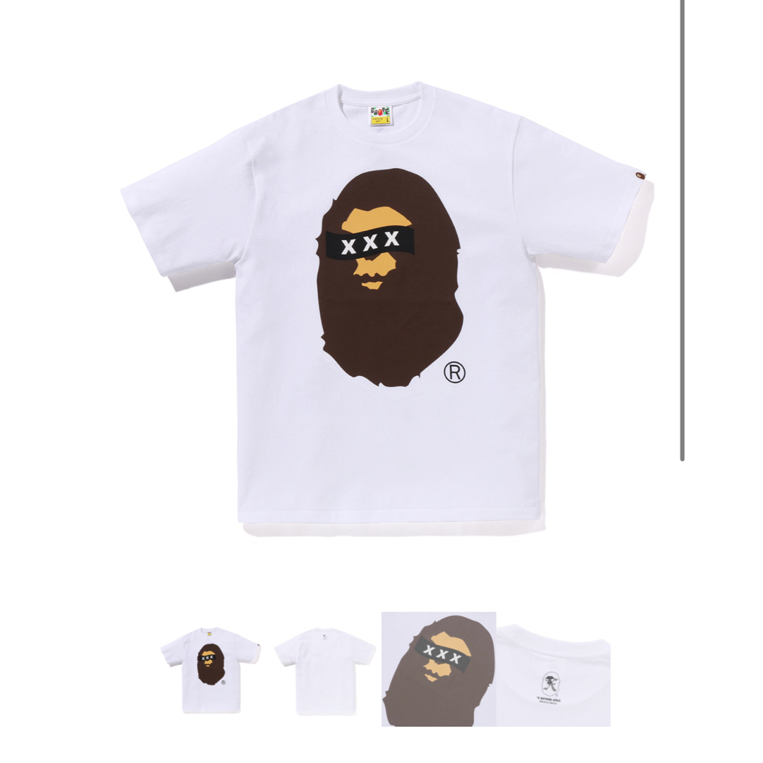 god selection xxx A bathing ape コラボTシャツ メンズのトップス(Tシャツ/カットソー(半袖/袖なし))の商品写真