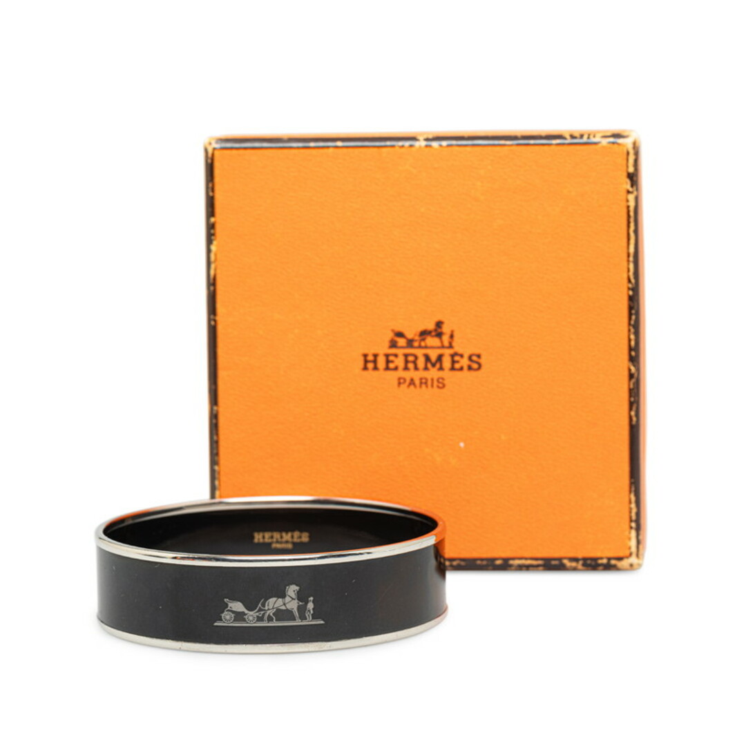 Hermes(エルメス)の美品 エルメス カレーシュGM 馬車 バングル メタル レディース HERMES 【222-50349】 レディースのアクセサリー(ブレスレット/バングル)の商品写真