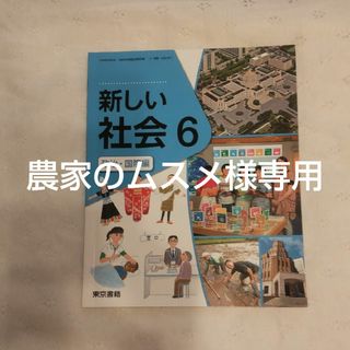 教科書　新しい社会　6 政治・国際編　東京書籍(ノンフィクション/教養)